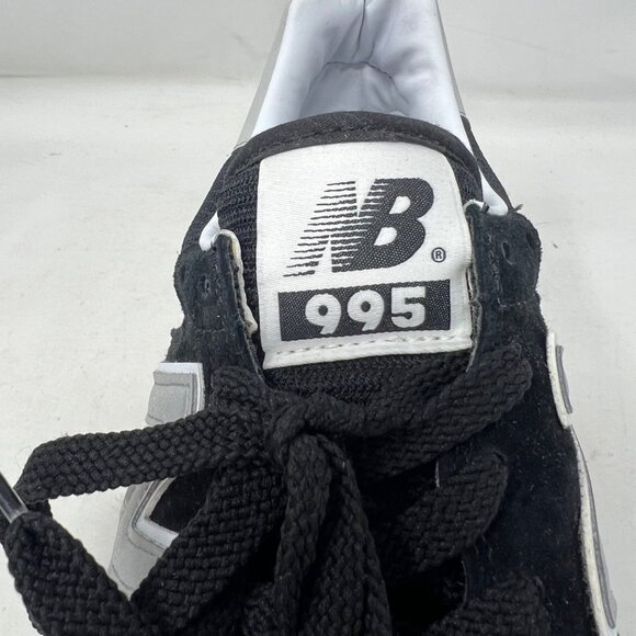 New Balance Classic Mens 995 MC995CHB Black White Running Shoe USA 9.5 - NEW - Picture 10 of 15